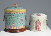 TWO 19TH C. CHINESE ENAMEL DEC