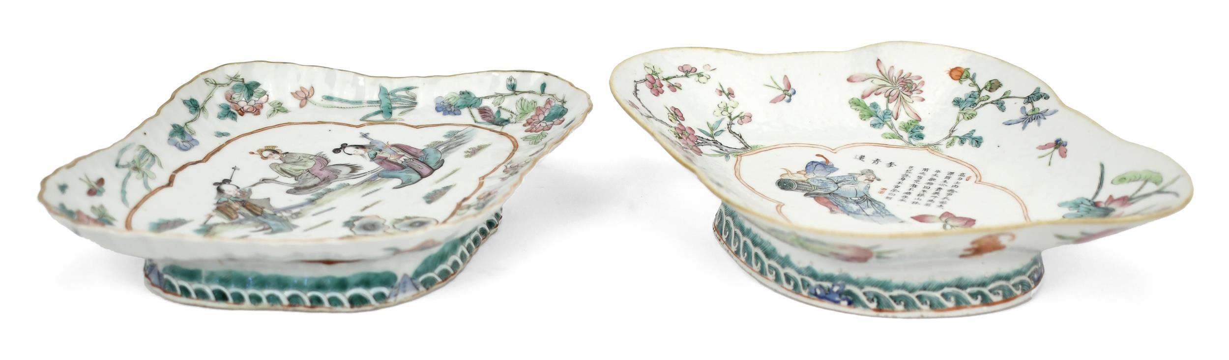 TWO 19TH C. CHINESE LOZENGE