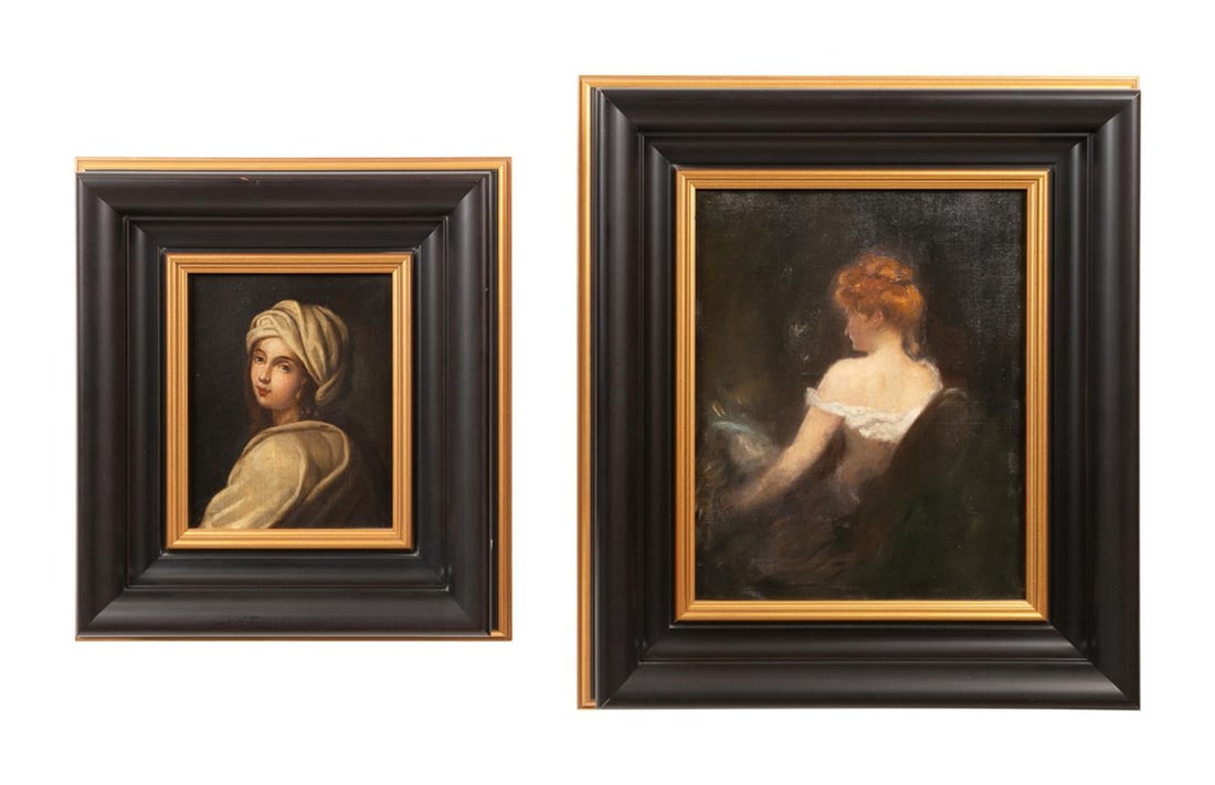 TWO 19TH C. CONTINENTAL PORTRAITS