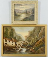 TWO 19TH C. EUROPEAN SCHOOL LA
