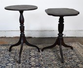 TWO 19TH C. FEDERAL CANDLESTAN