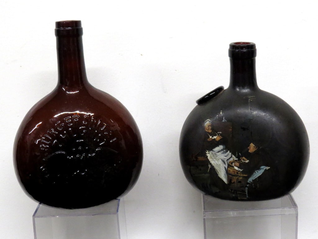 TWO 19TH C. GERMAN CHESTNUTS, ONE