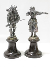 TWO 19TH C GERMAN SILVER PLATE