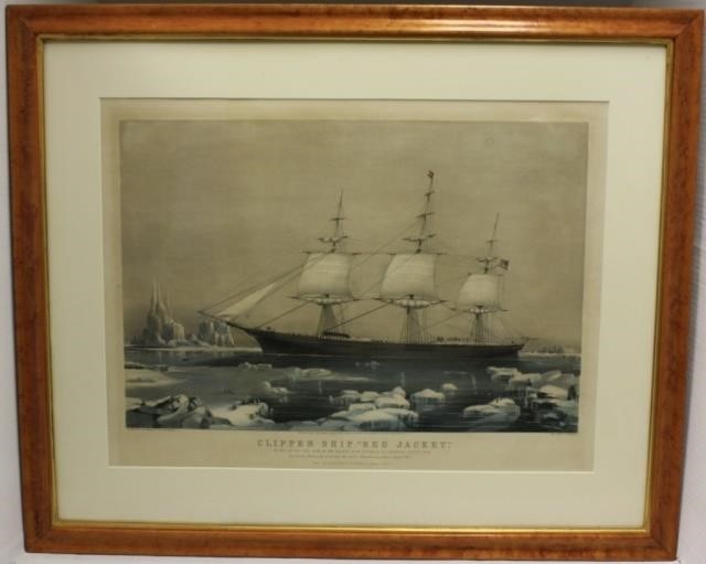 TWO 19TH C HAND COLORED LITHOGRAPHS