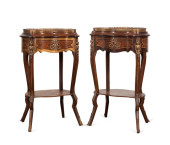 TWO 19TH C. NAPOLEON III PARQU