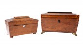 TWO 19TH C. REGENCY SARCOPHAGU