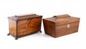 TWO 19TH C. REGENCY SARCOPHAGU