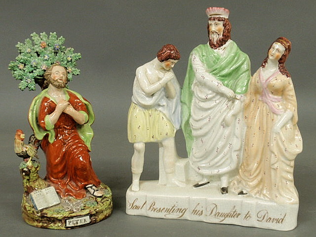 Two 19th c. Staffordshire figures