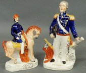 Two 19th c. Staffordshire mili