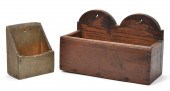 TWO 19TH C. WALL MOUNT CANDLE