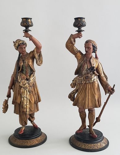 TWO 19TH CENTURY BALKAN POLYCHROMED