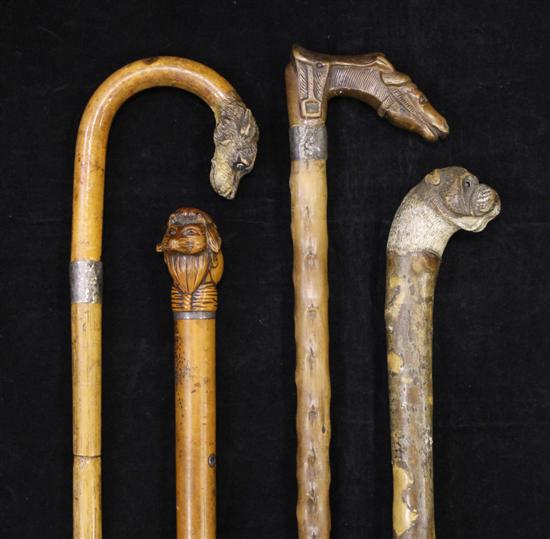 Two 19th century European carved