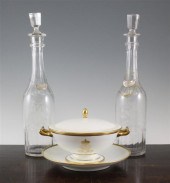 Two 19th century French cut gl