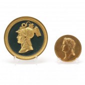 TWO 19TH CENTURY FRENCH GILT B