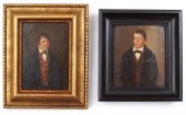 TWO 19TH CENTURY MINIATURE POR