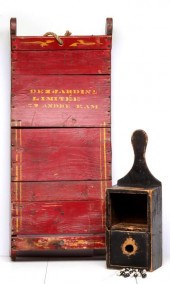 TWO 19TH CENTURY OBJECTS IN OL