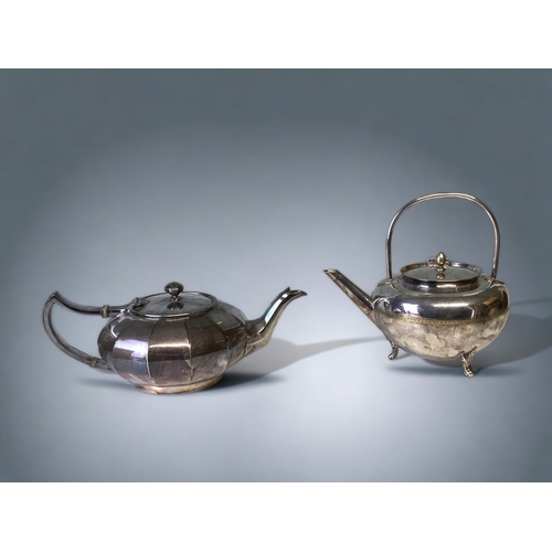 TWO 19TH CENTURY SILVER PLATE