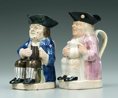 Two 19th century Toby jugs: one
