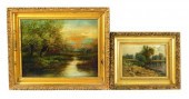 TWO 19TH/20TH C. OILS, INCLUDI