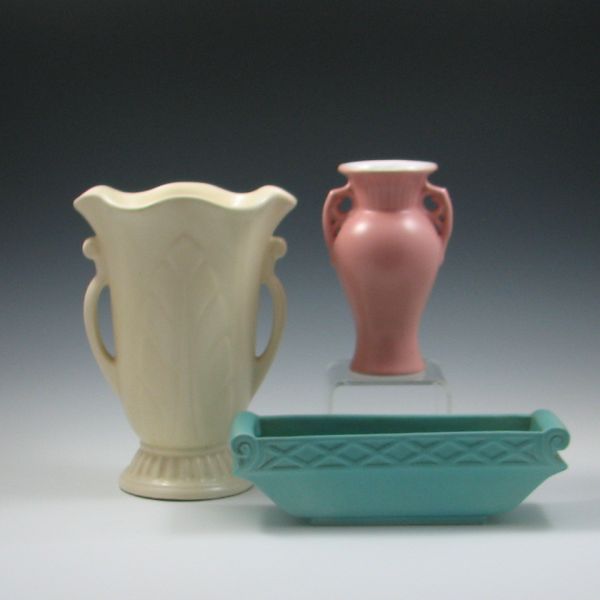 Two (2) Abingdon Vases and Window