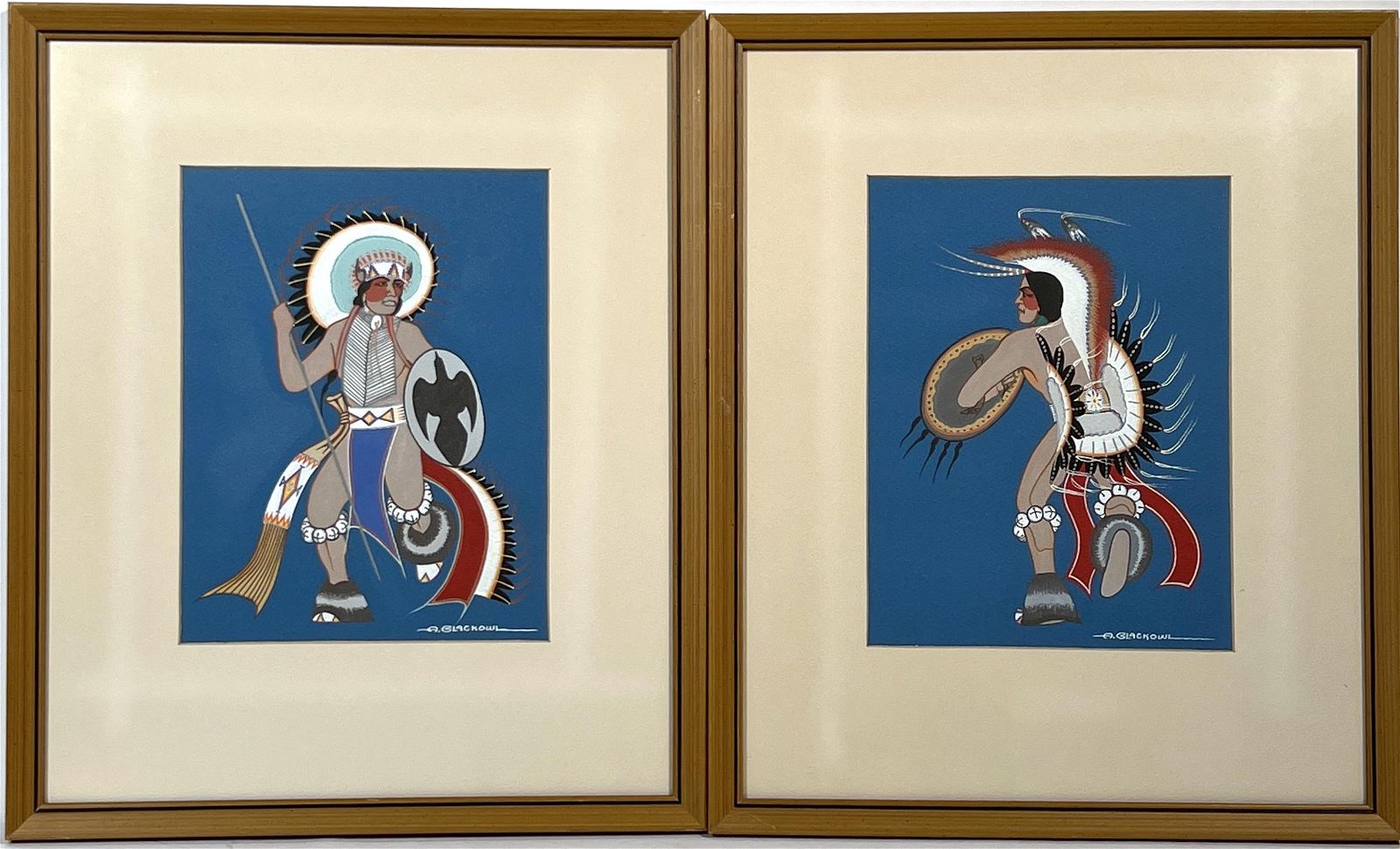 TWO (2) ARCHIE BLACKOWL NATIVE