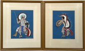 TWO (2) ARCHIE BLACKOWL NATIVE