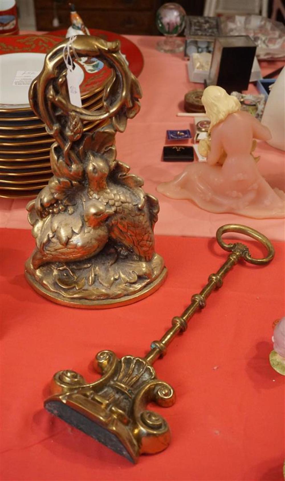 TWO (2) BRASS DOOR STOPSTwo (2)