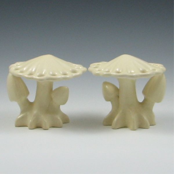 Two (2) Cowan Mushroom Flower Frogs