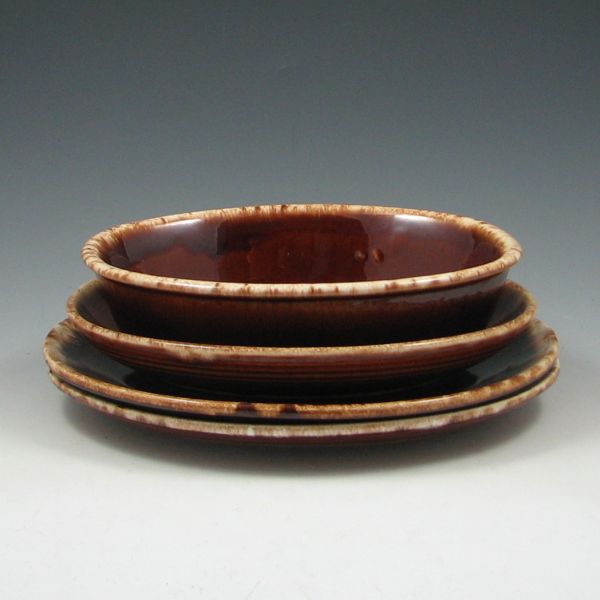 Two (2) Hull Mirror Brown Bowls and