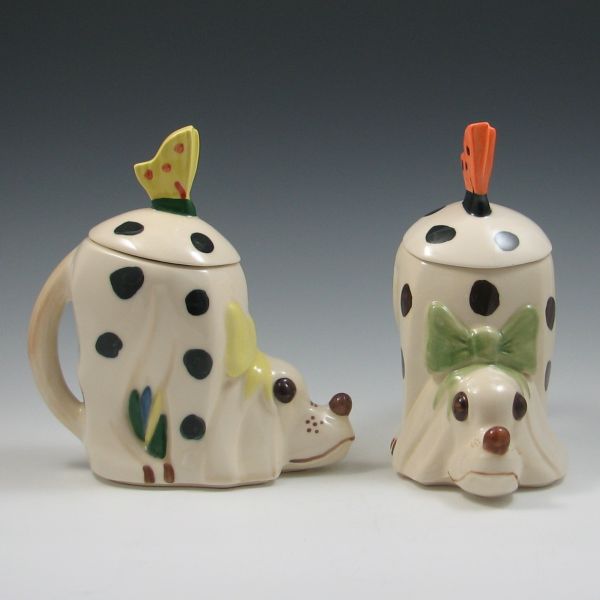 Two (2) McCoy Dog Cookie Jars