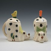 Two (2) McCoy Dog Cookie Jars