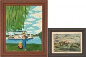 TWO (2) PCS. SOUTHERN FOLK ART