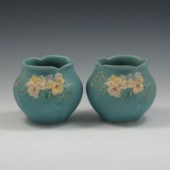 Two (2) Weller Panella Vases b