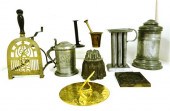 Two 20 century pewter tankards