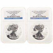 TWO 2011-P REVERSE PROOF NGC P