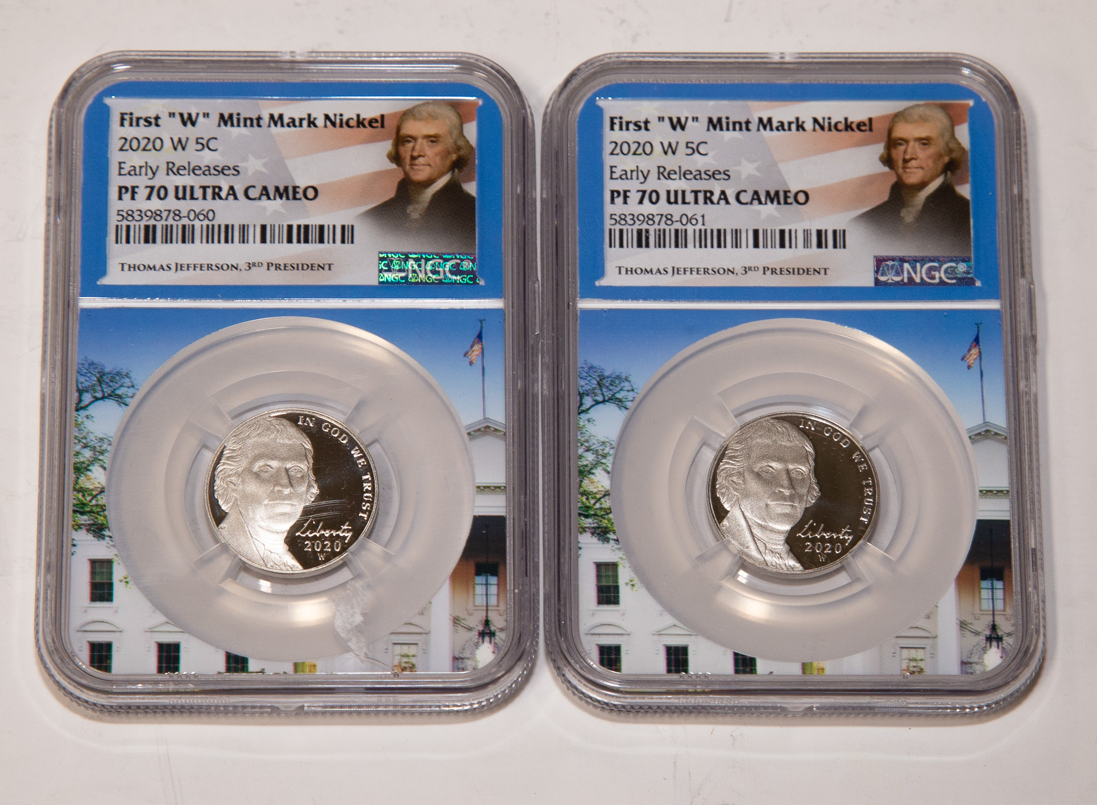 TWO 2020 W NICKELS EARLY RELEASE
