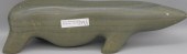 TWO 20TH C. INUIT STONE CARVIN