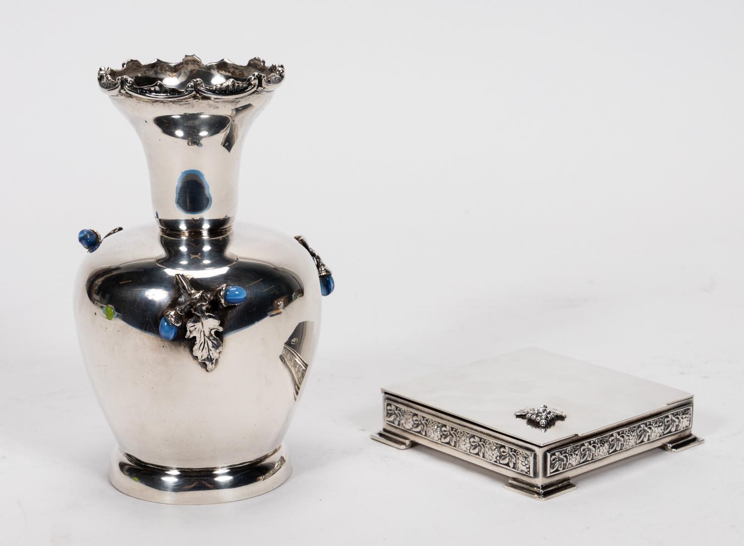 TWO 20TH C. ITALIAN STERLING SILVER