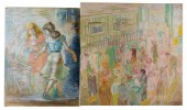 TWO 20TH C. OILS: THE FIRST AN