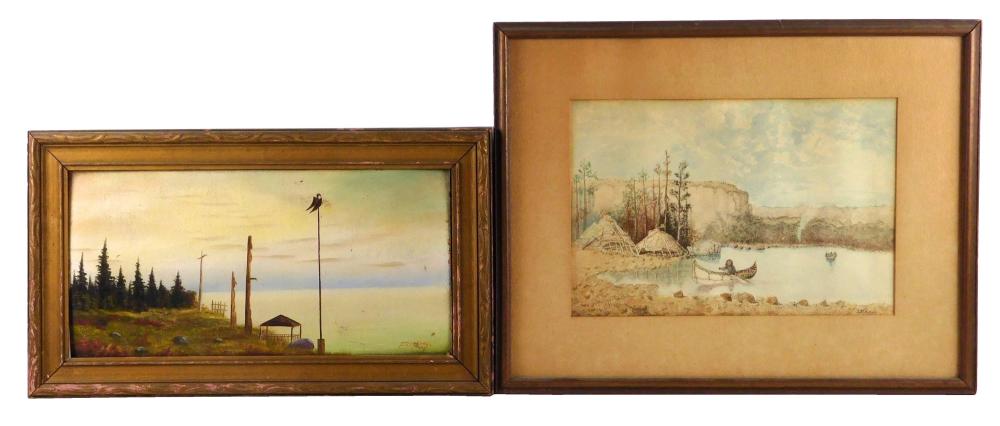 TWO 20TH C. PIECES: "FITCH WRAY",