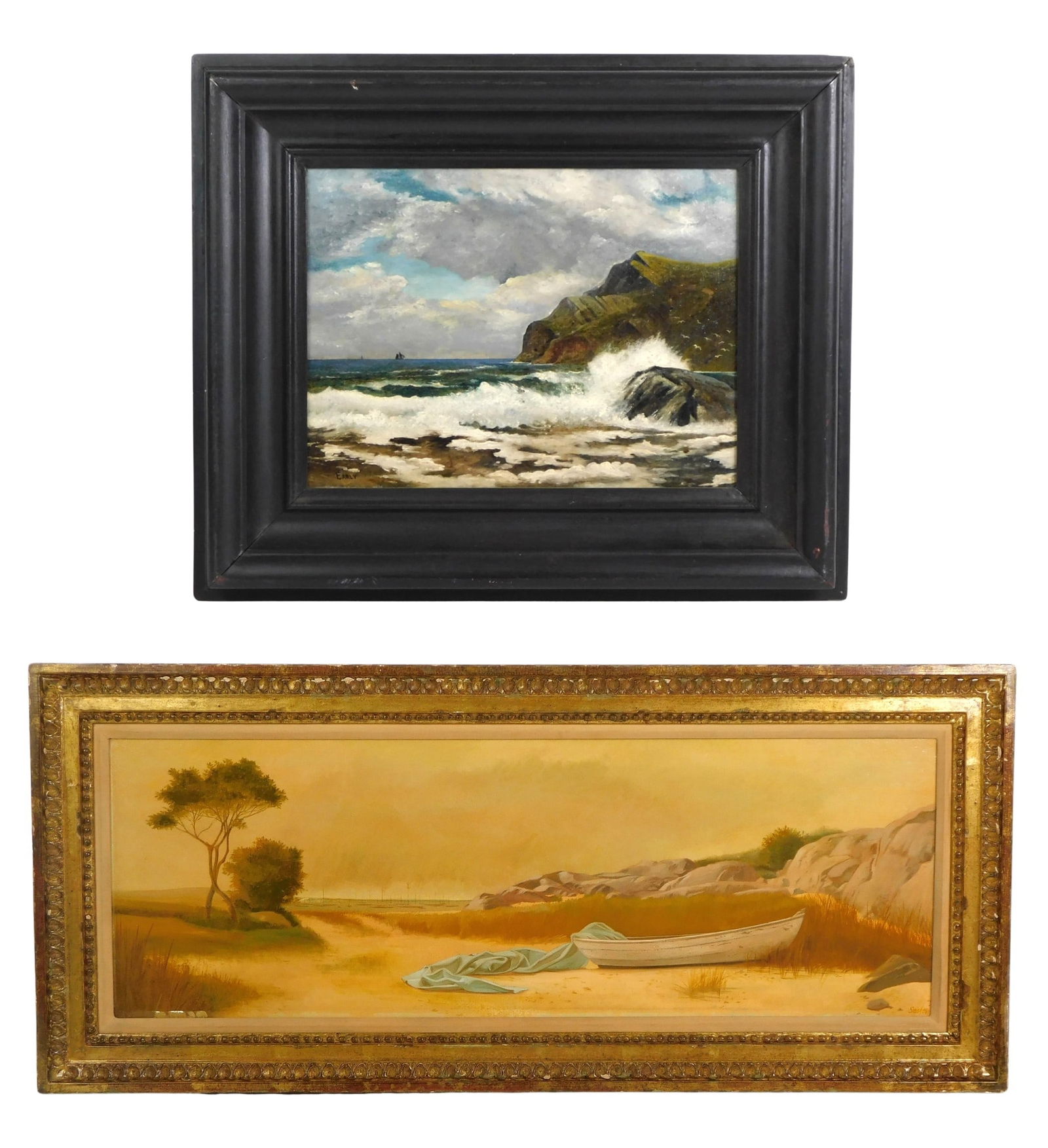 TWO 20TH C. TRADITIONAL MARITIME