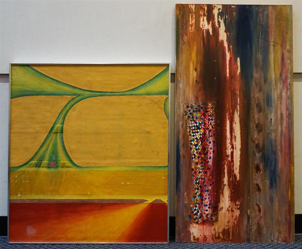 TWO 20TH CENTURY ABSTRACT