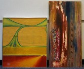 TWO 20TH CENTURY ABSTRACT COLO