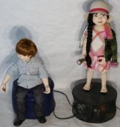 TWO 20TH CENTURY LIFE-SIZED AU
