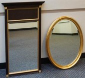 TWO 20TH CENTURY WOOD AND GOLD