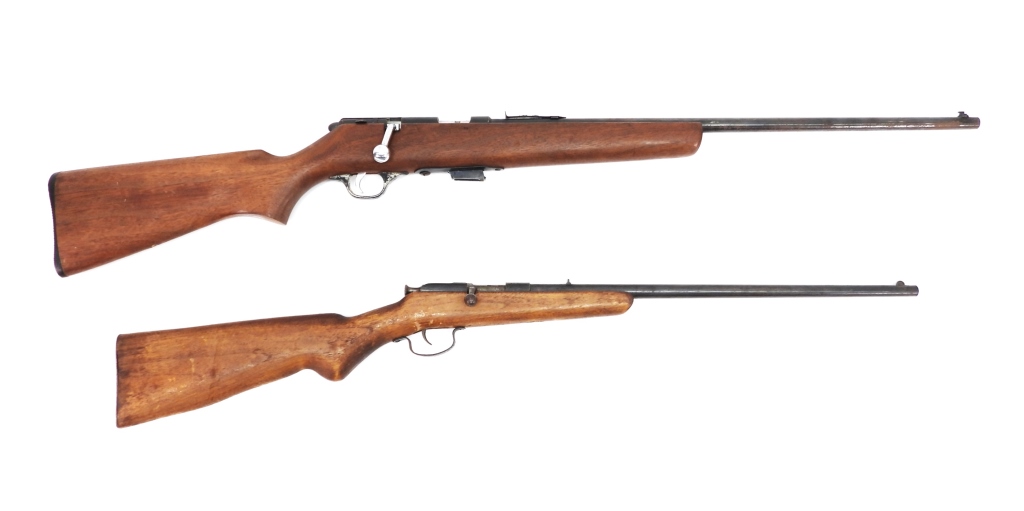TWO .22 CALIBER BOLT-ACTION