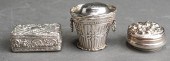TWO 800-SILVER PILLBOXES AND A