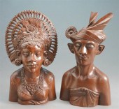 TWO A. FATIMAH BALINESE CARVED