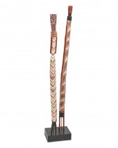 TWO ABORIGINAL AUSTRALIAN POLY