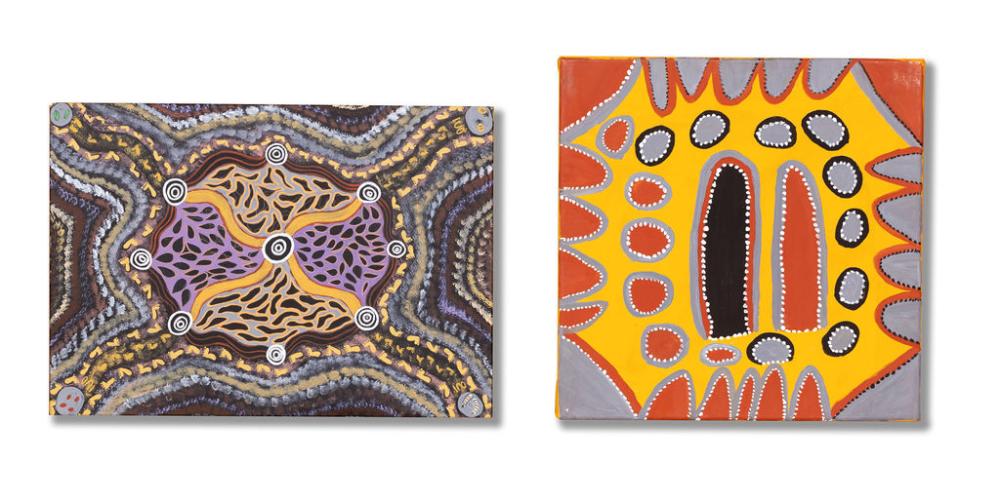 TWO ABORIGINAL WORKS1st by Emily